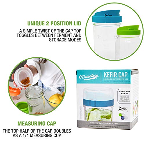 Wide Mouth Mason Jar Lids 2 Packs Q566