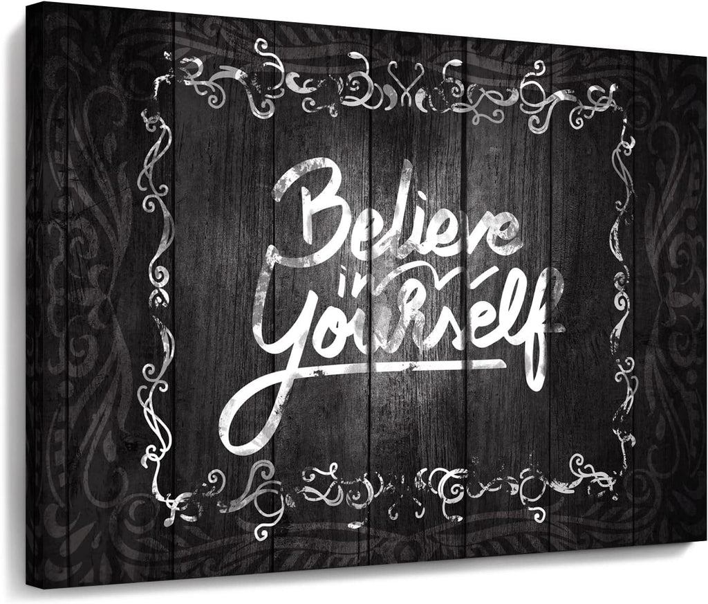 Black Framed Canvas Wall Art 12x16 inches Z312826