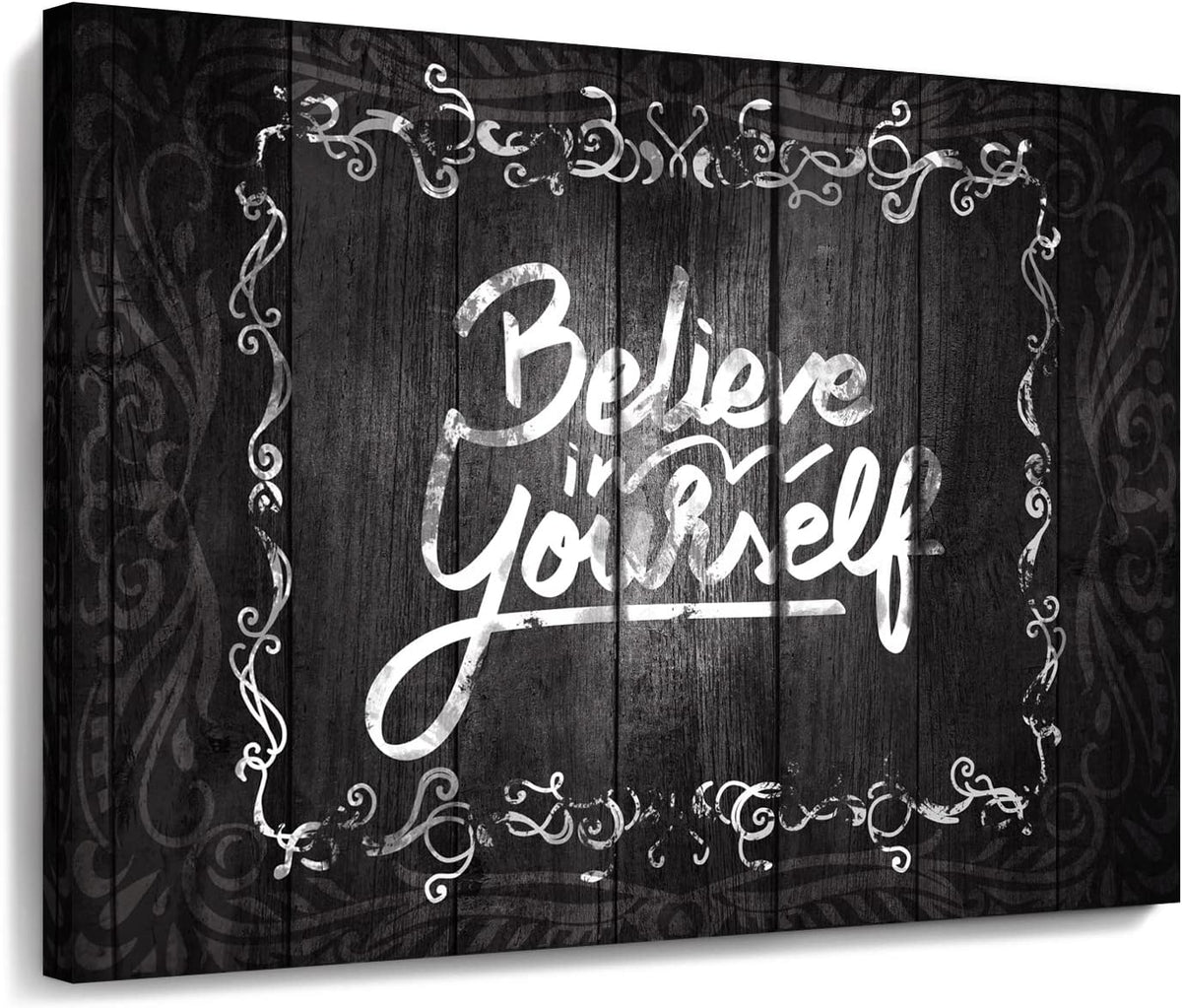 Black Framed Canvas Wall Art 12x16 inches Z312826