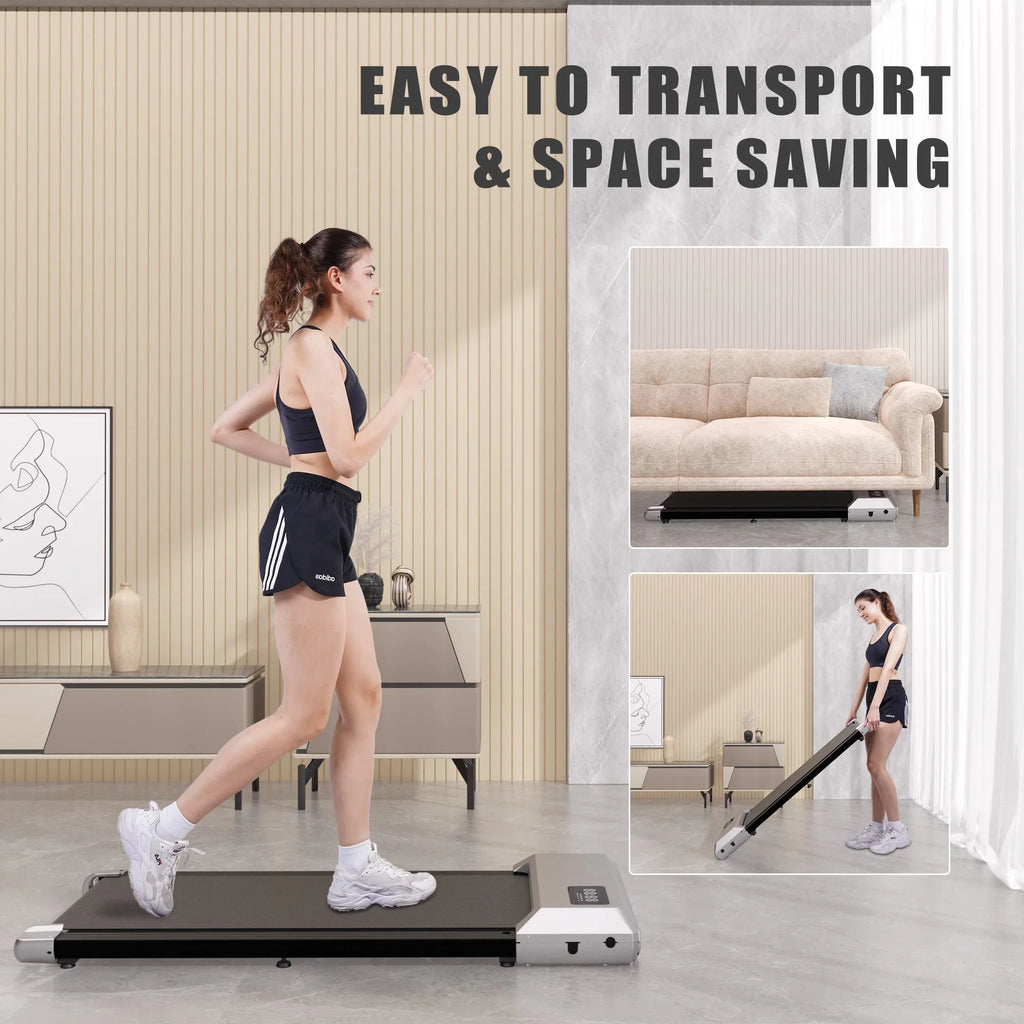 2.5Hp Ultra-Quiet Walking Pad Treadmill with Remote Control G317017