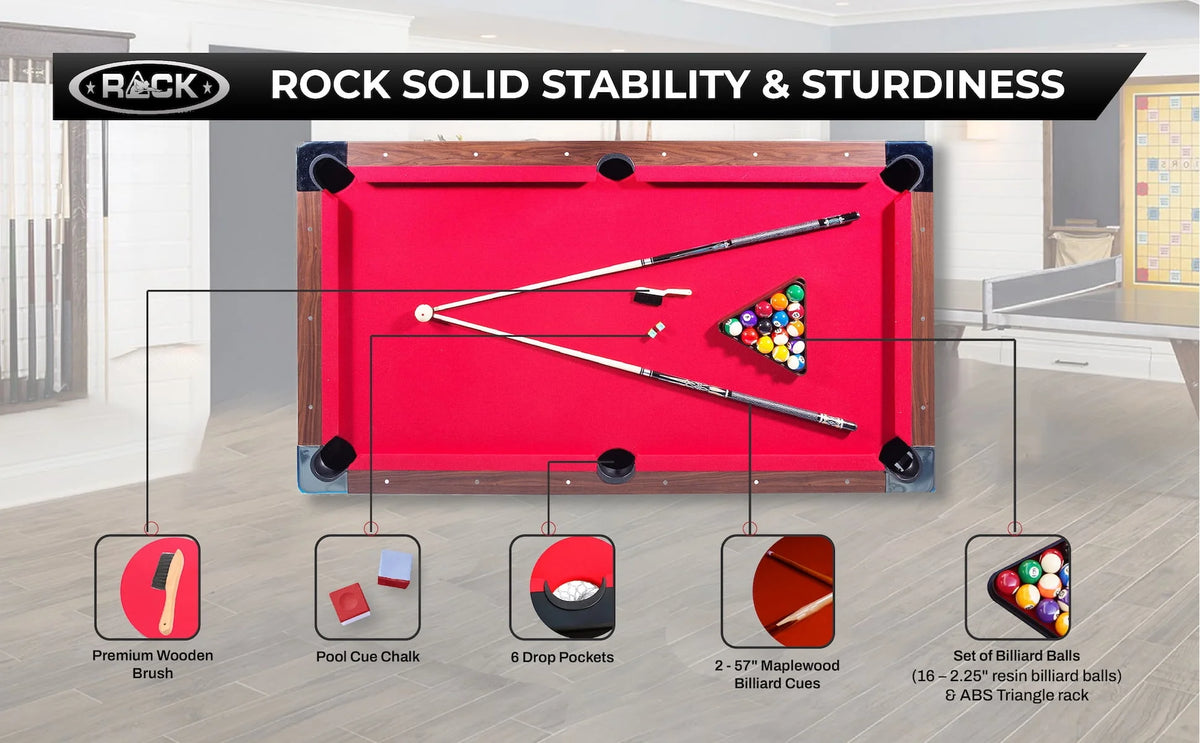 7-Foot Tournament Billiard Pool Table Y26188